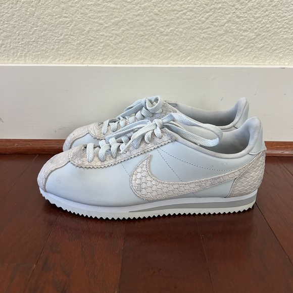 Nike Classic Cortez Premium W Leather Uppers Snake Scale grey size 8.5 US 6 UK - Picture 3 of 12